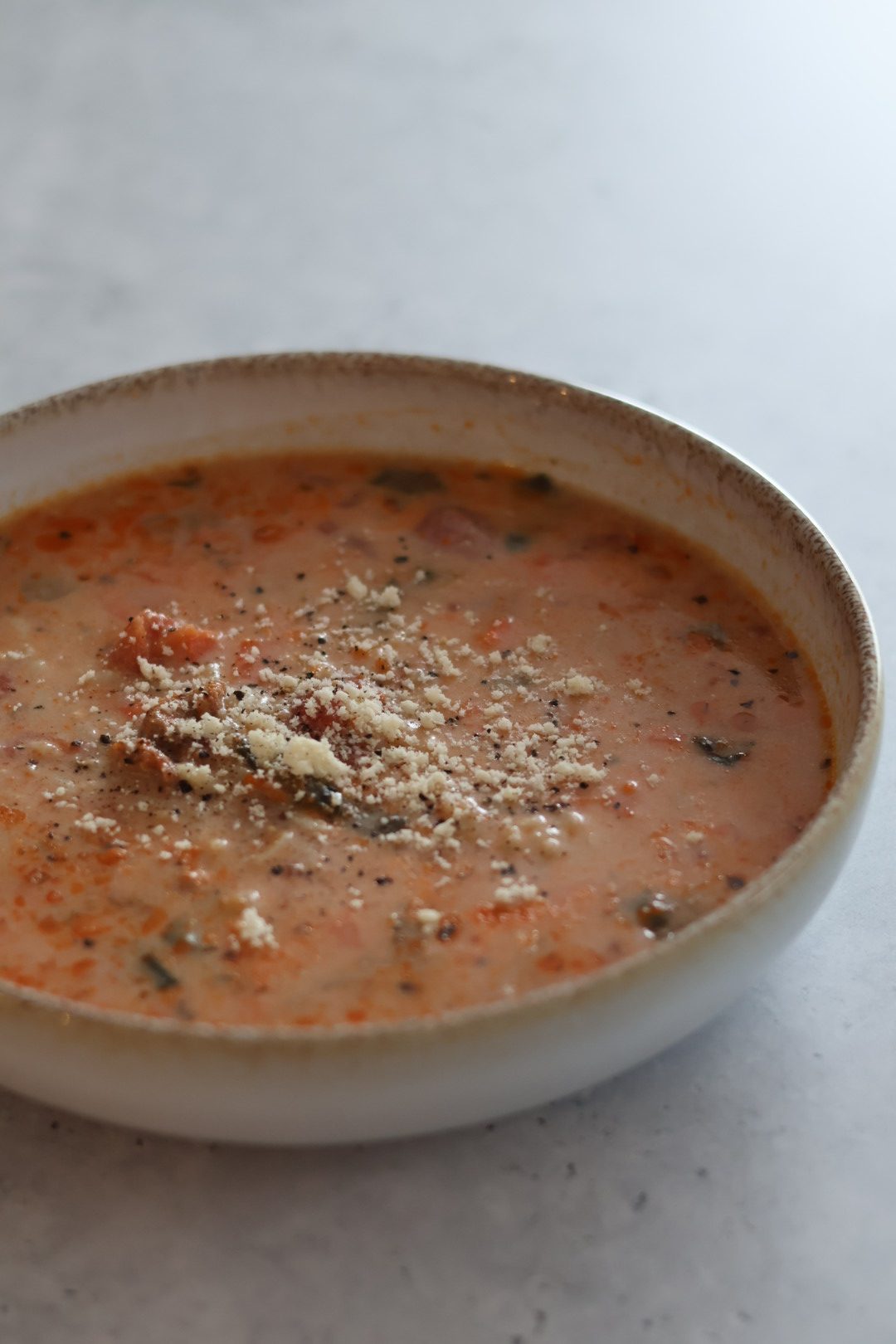 Soupe riz et saucisse italienne