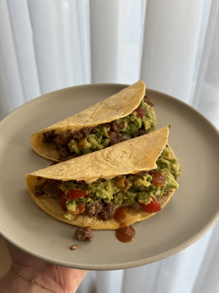 Tacos de bœuf croustillants & guacamole